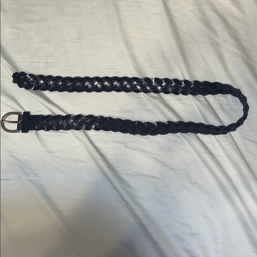 Braided Rope Belt (Dark Brown)